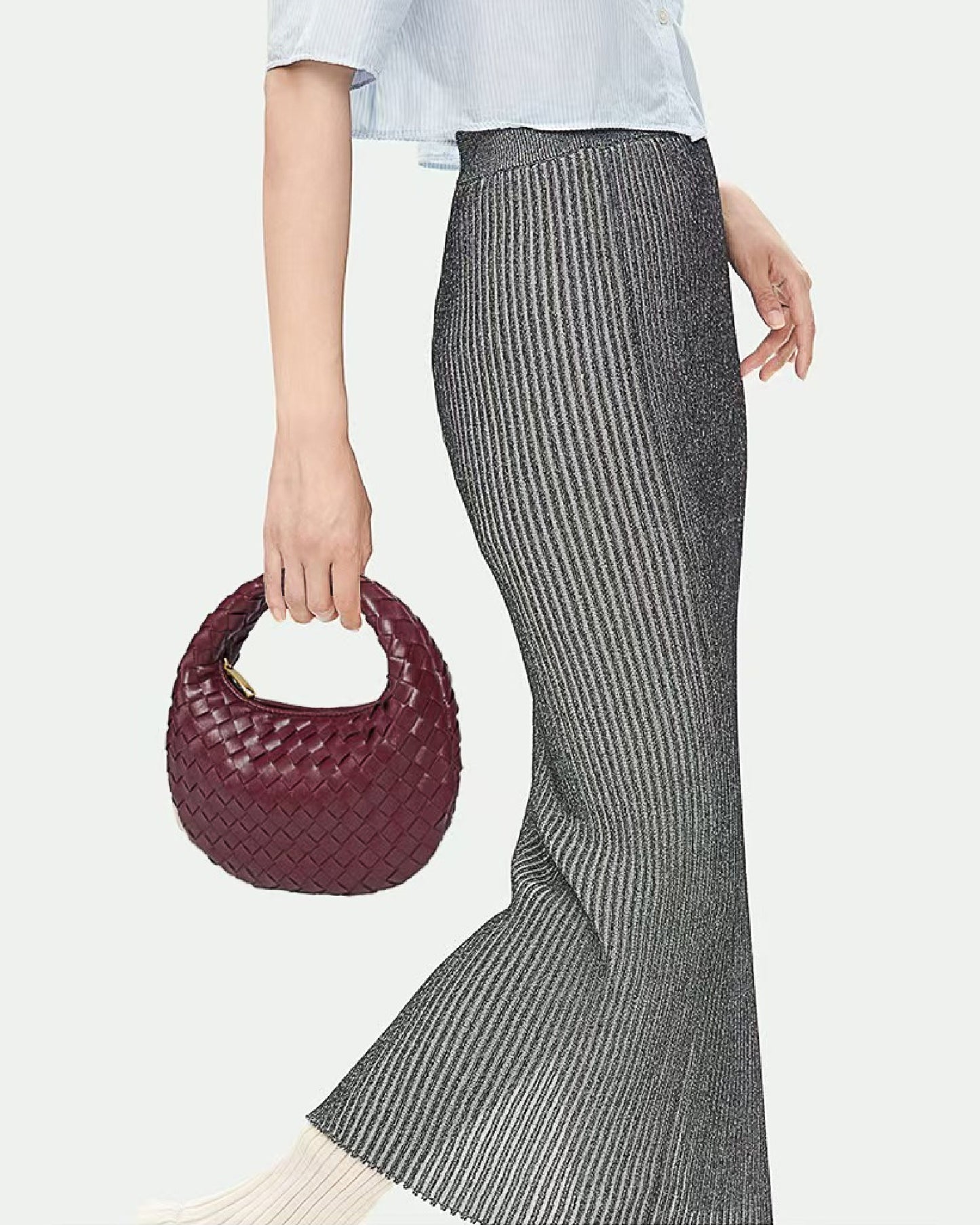 Vegan Leather Woven Bag - Wallace