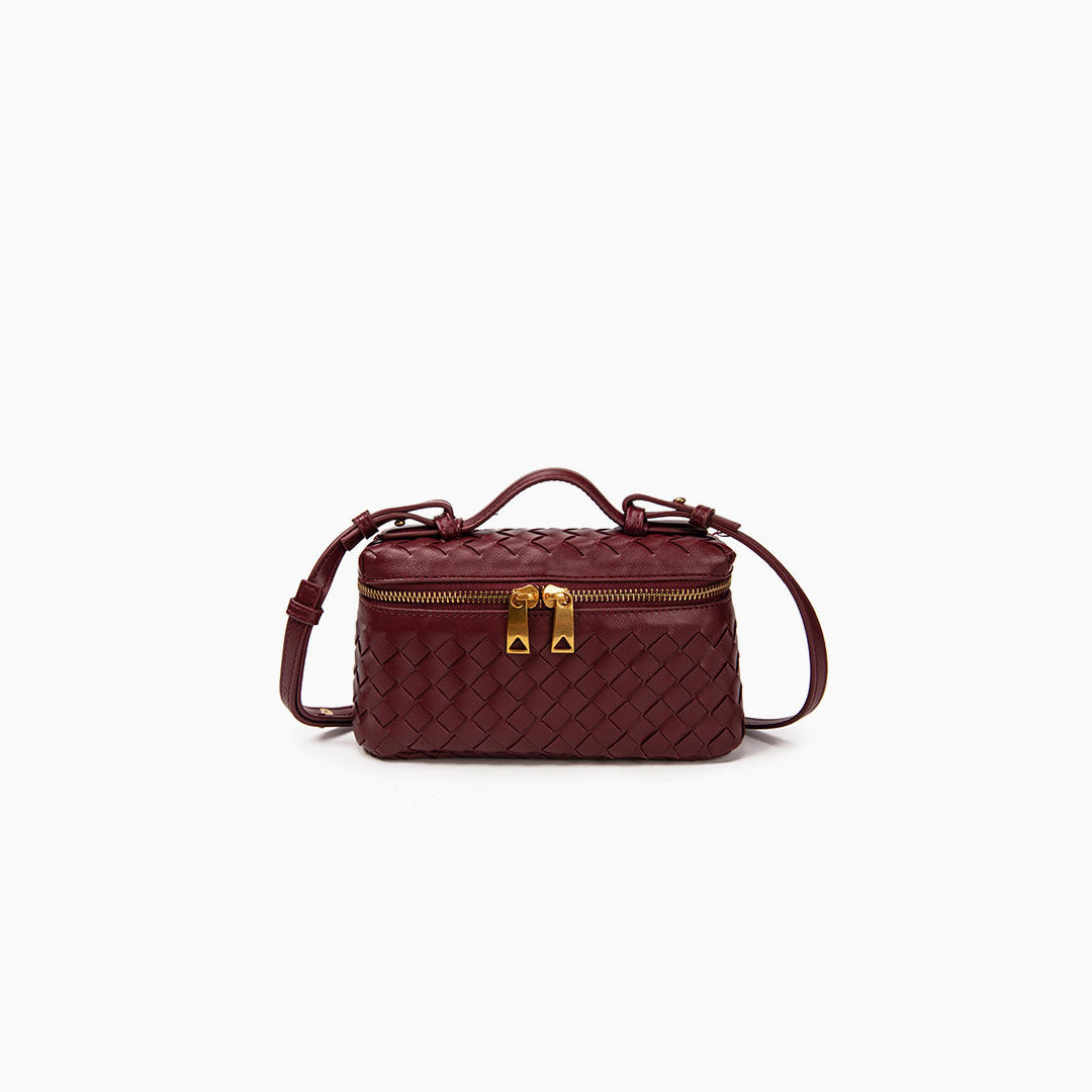 Luxe Box Crossbody Bag - Intrecciato