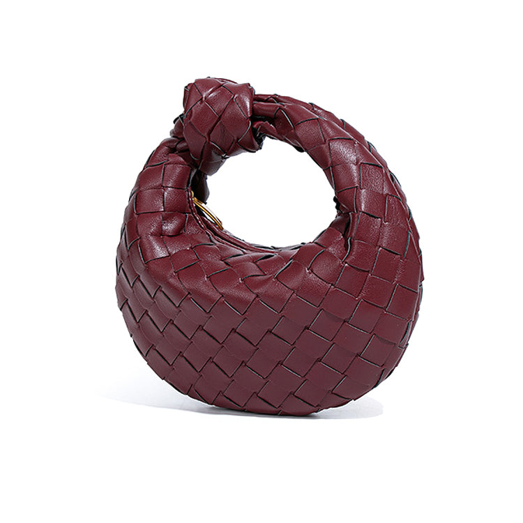 Elegance Leather Woven Bag