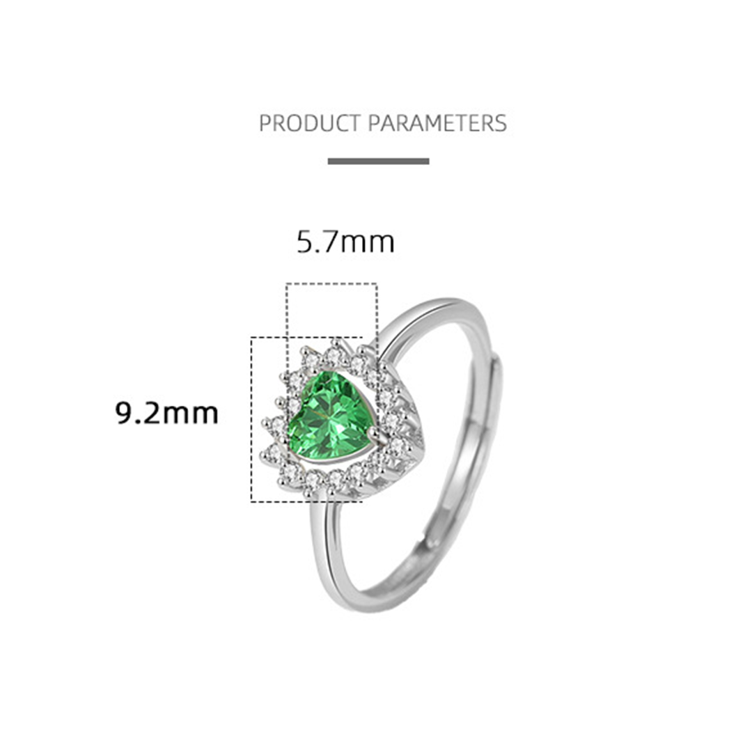 Heart's Halo Engagement Ring
