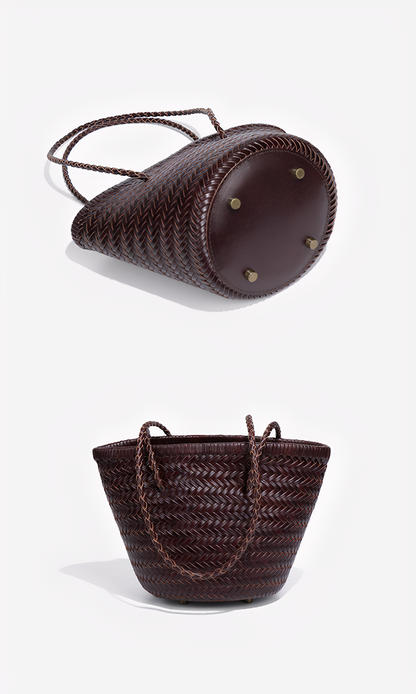 Genuine Leather-Marisol Weave