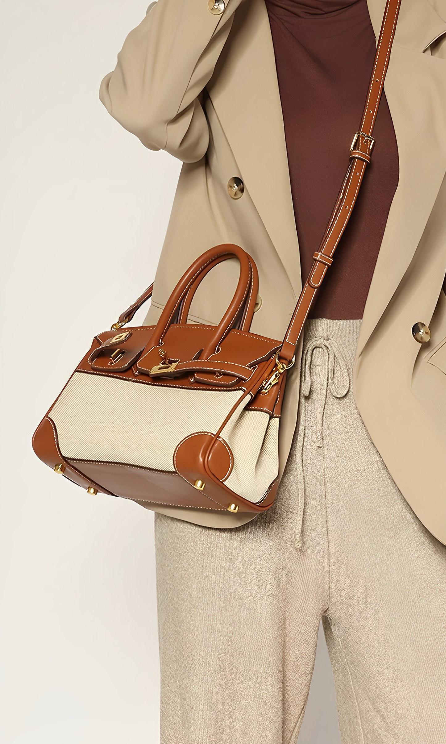 Lucienne Fauve Toile Tote