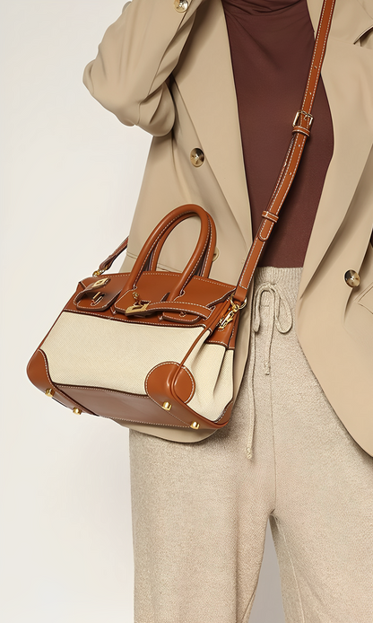 Lucienne Fauve Toile Tote