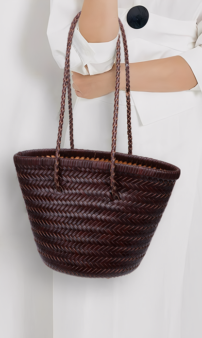 Genuine Leather-Marisol Weave