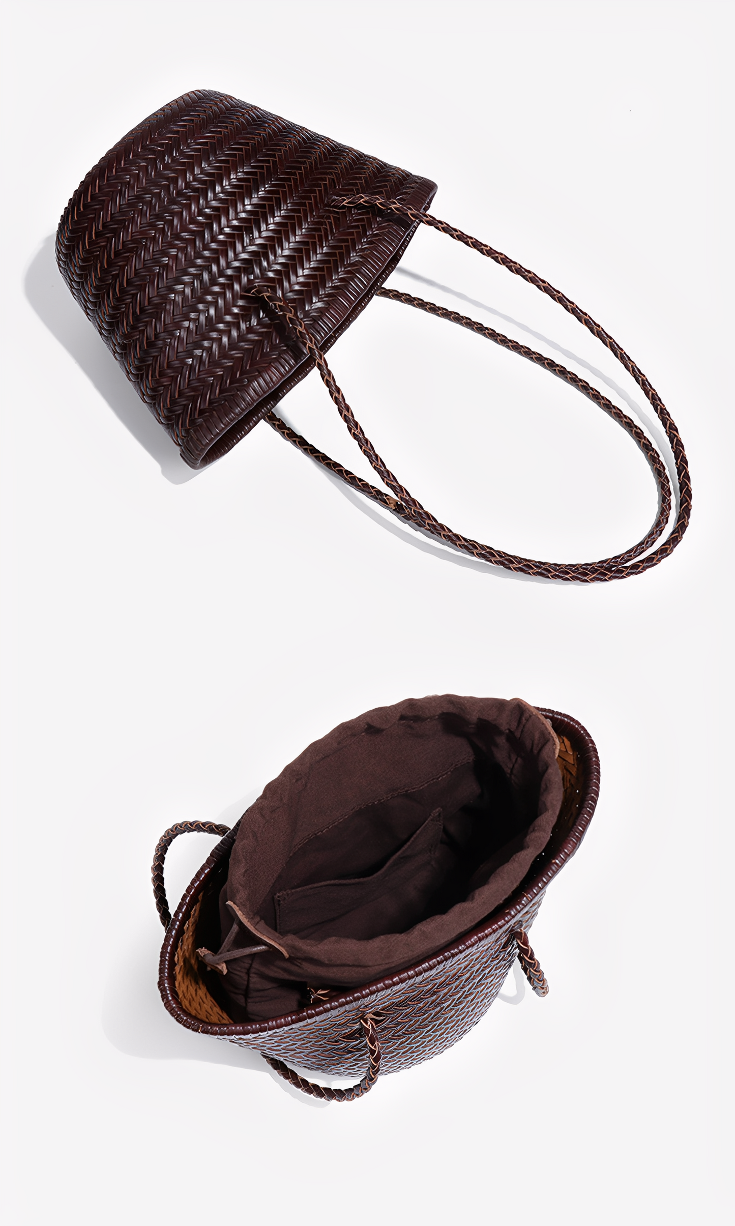 Genuine Leather-Marisol Weave