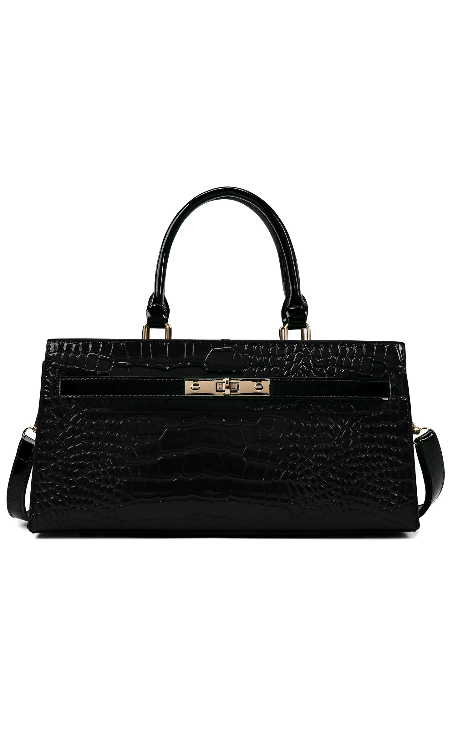 Valérie Croco-Grain Tote