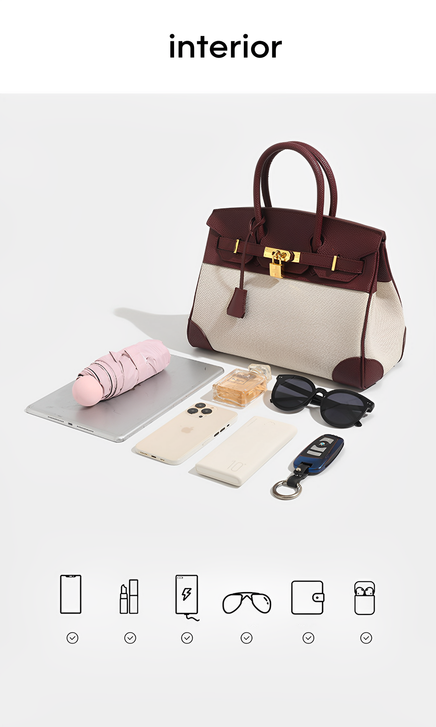 Lucienne Fauve Toile Tote