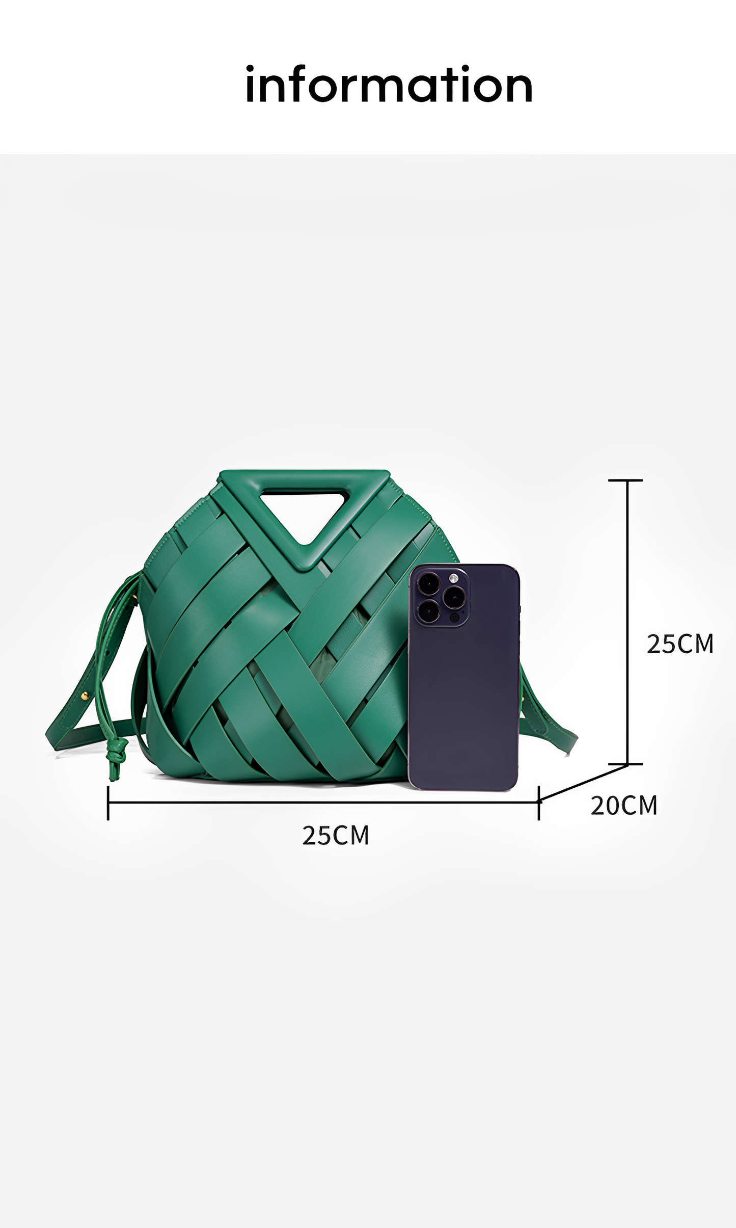 Lucienne Verde Woven Clutch