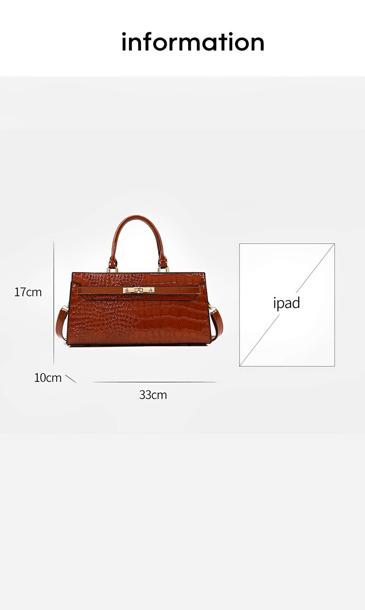 Valérie Croco-Grain Tote