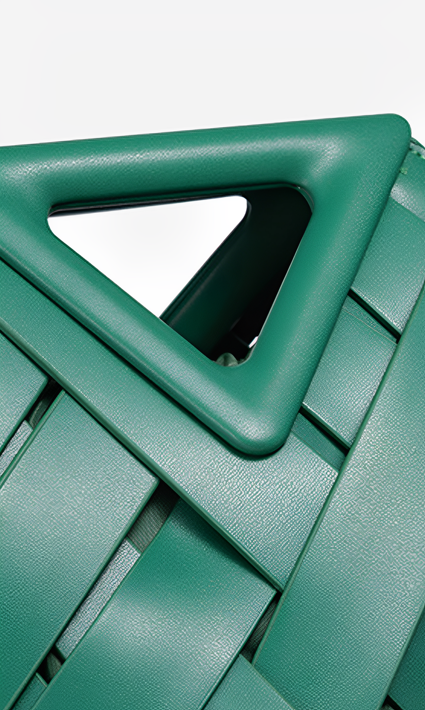 Lucienne Verde Woven Clutch