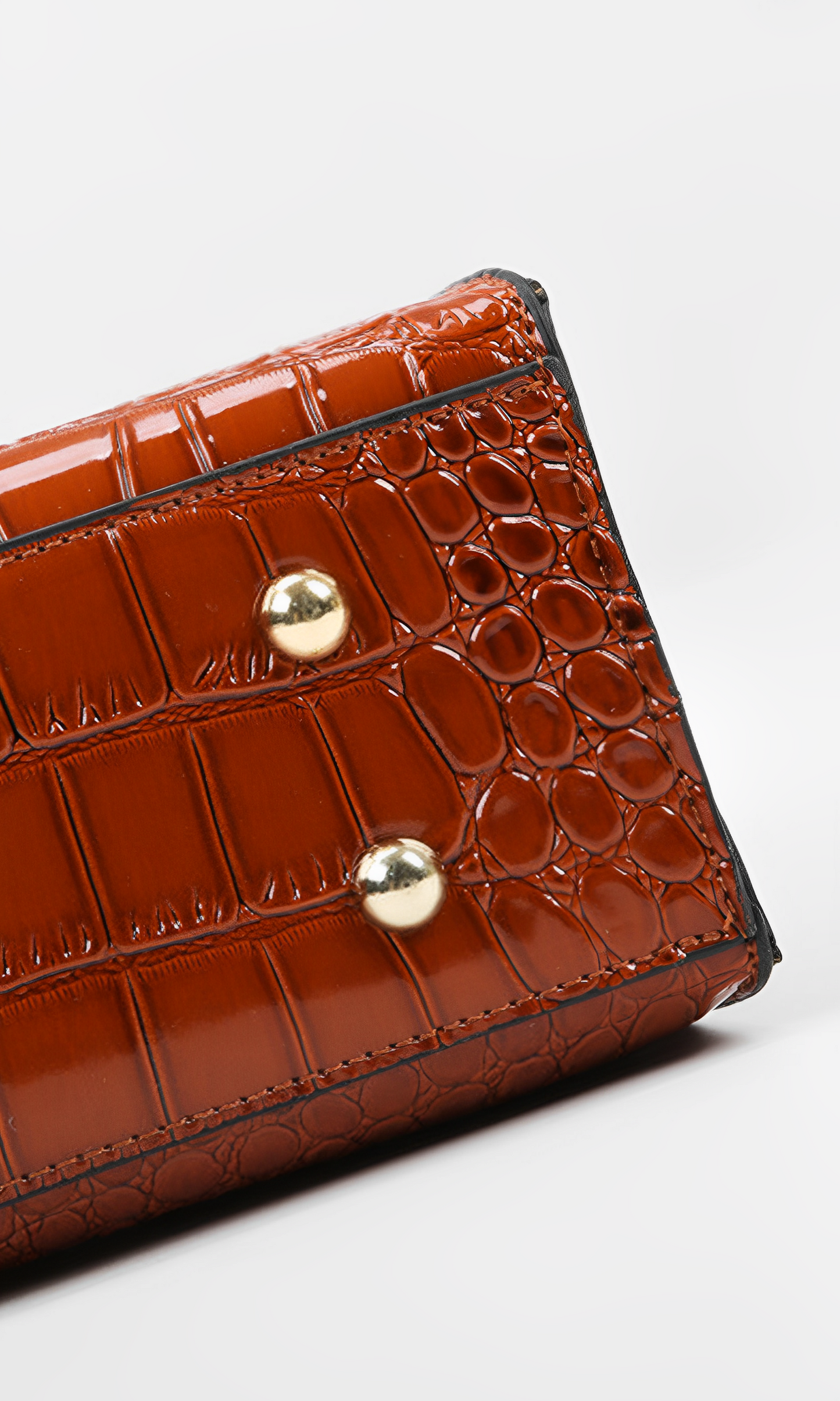 Valérie Croco-Grain Tote