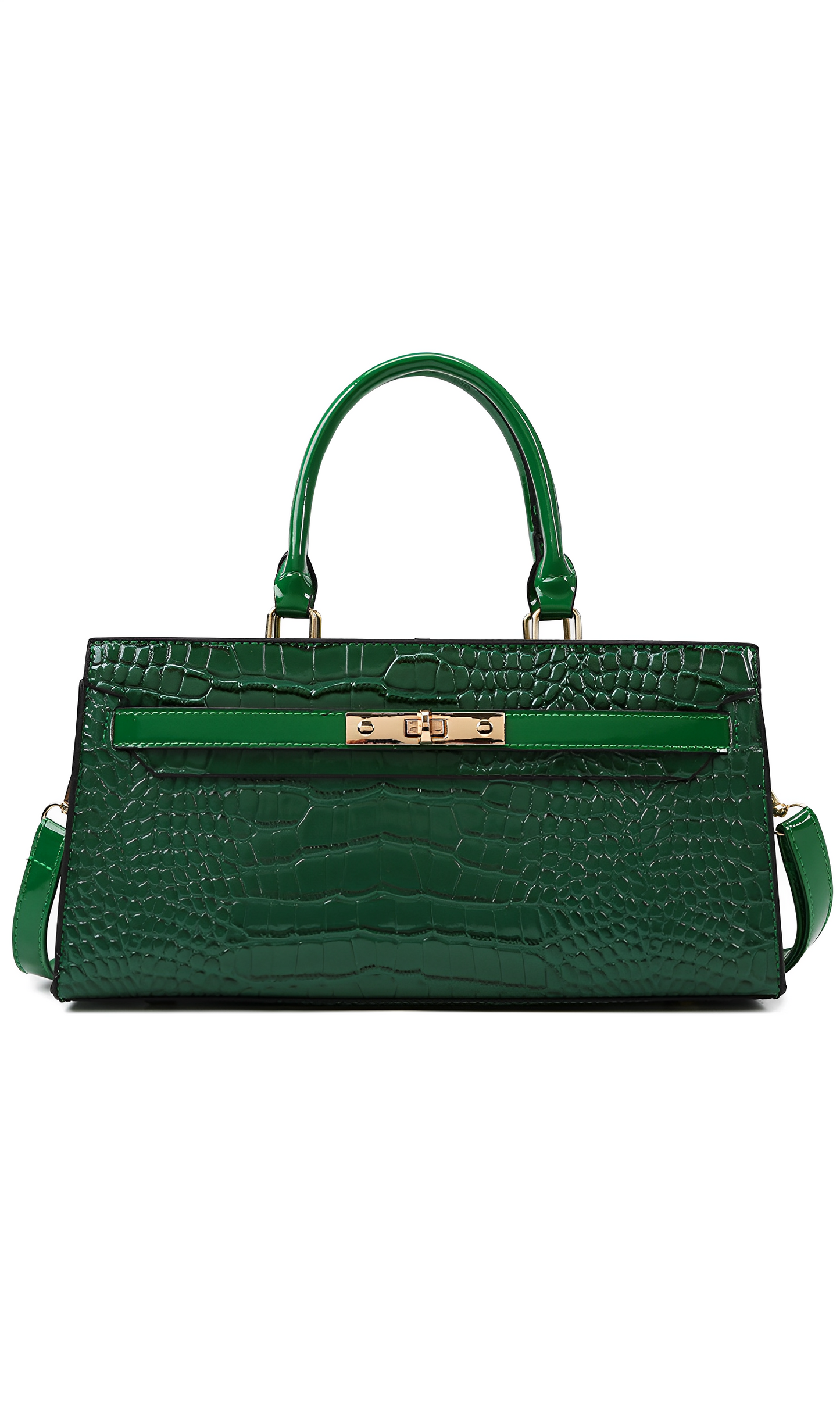 Valérie Croco-Grain Tote