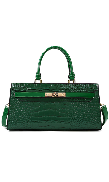 Valérie Croco-Grain Tote