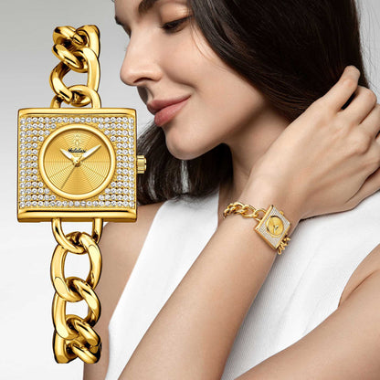 Regalia Square Luxe Chain Watch