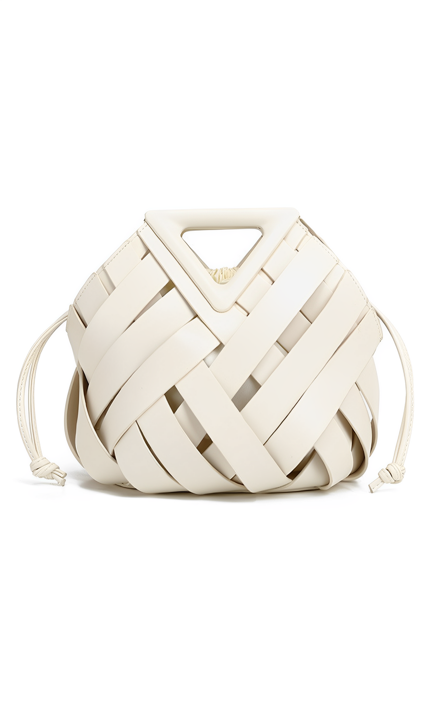 Lucienne Verde Woven Clutch