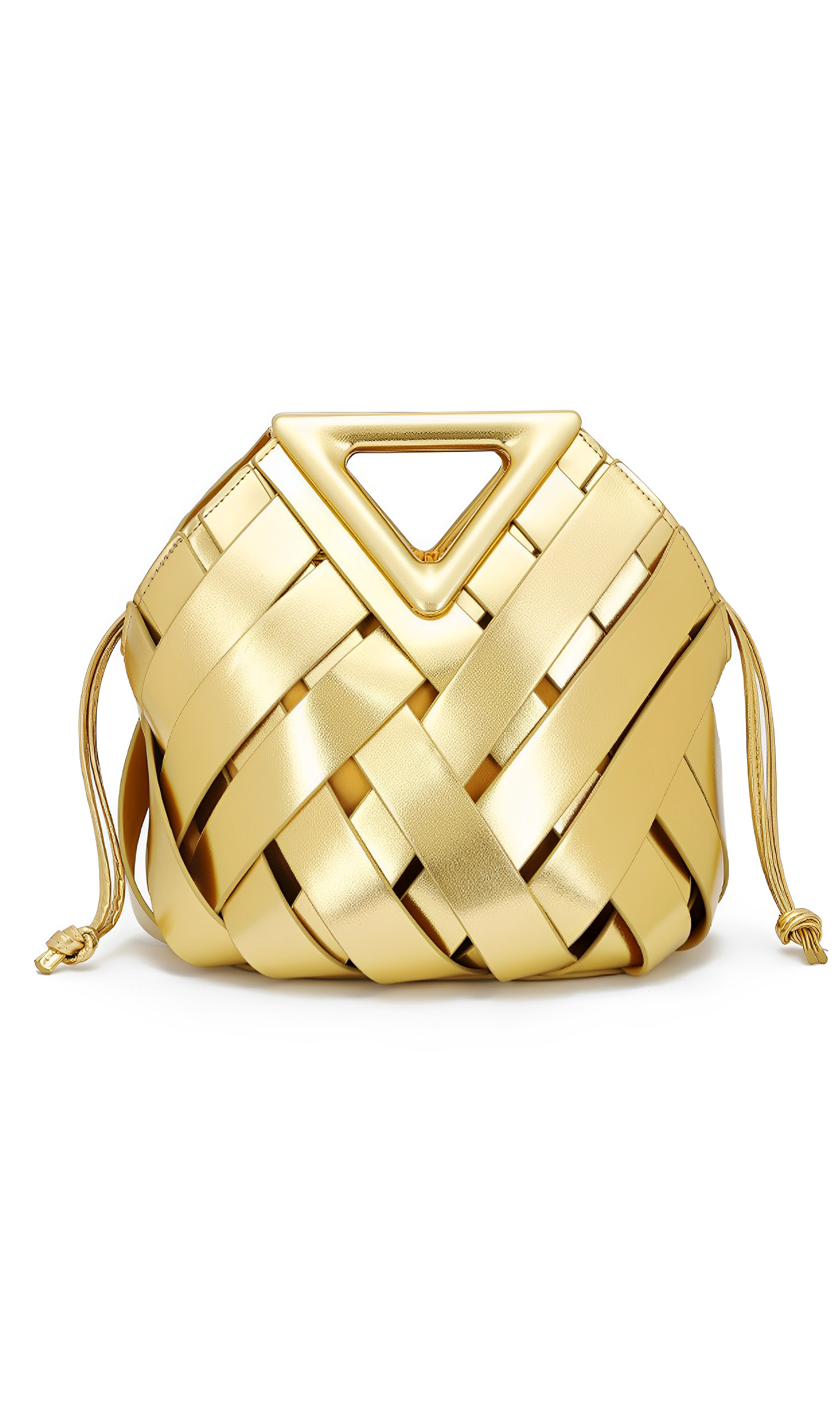 Lucienne Verde Woven Clutch
