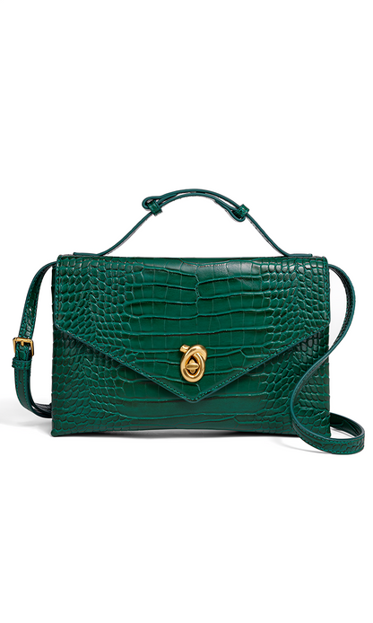 Croco-Grain Clutch
