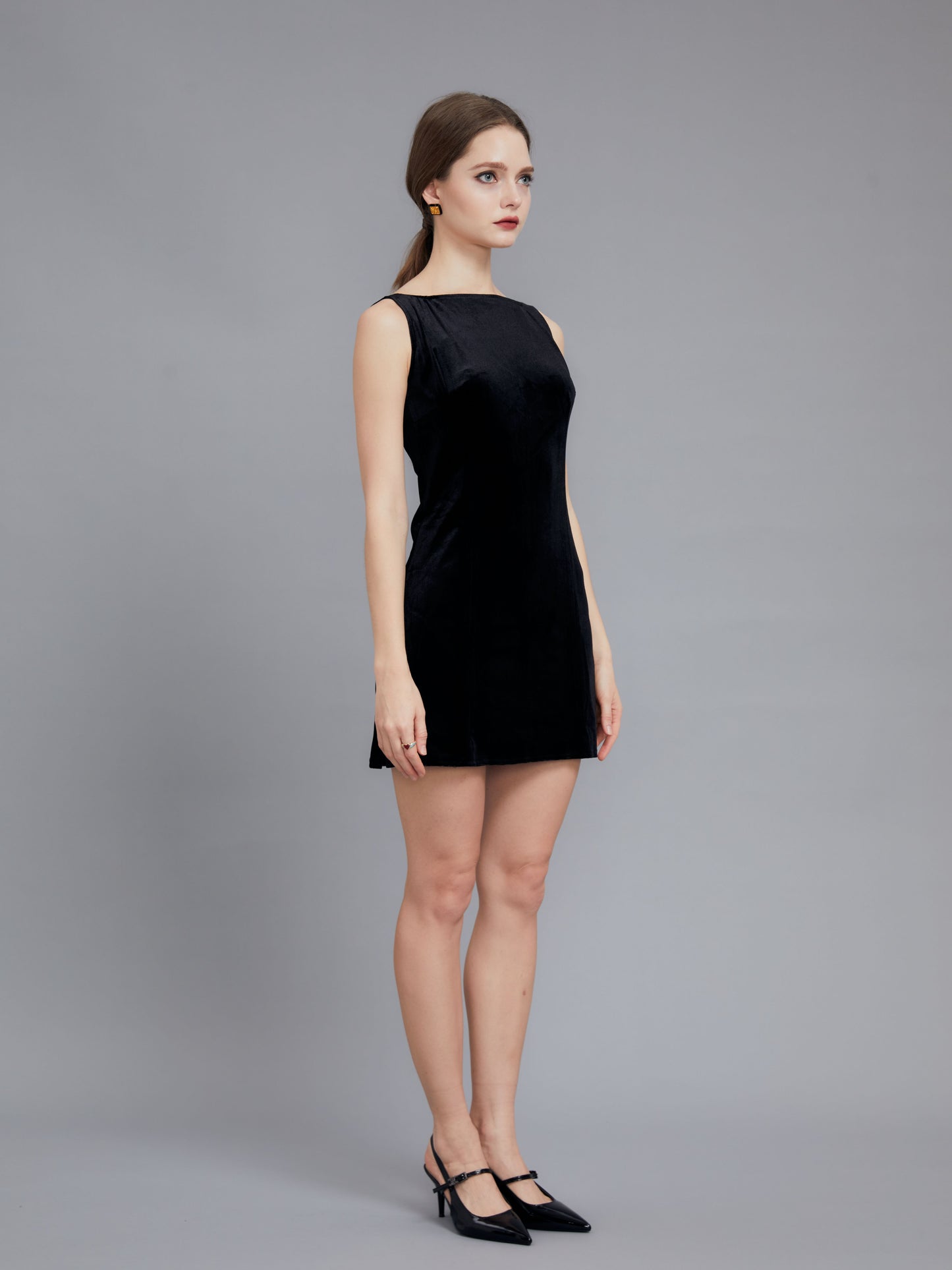 Velvet Little Black Dress