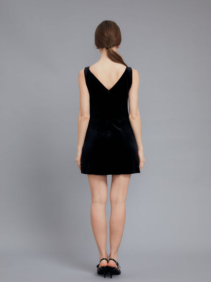 Velvet Little Black Dress