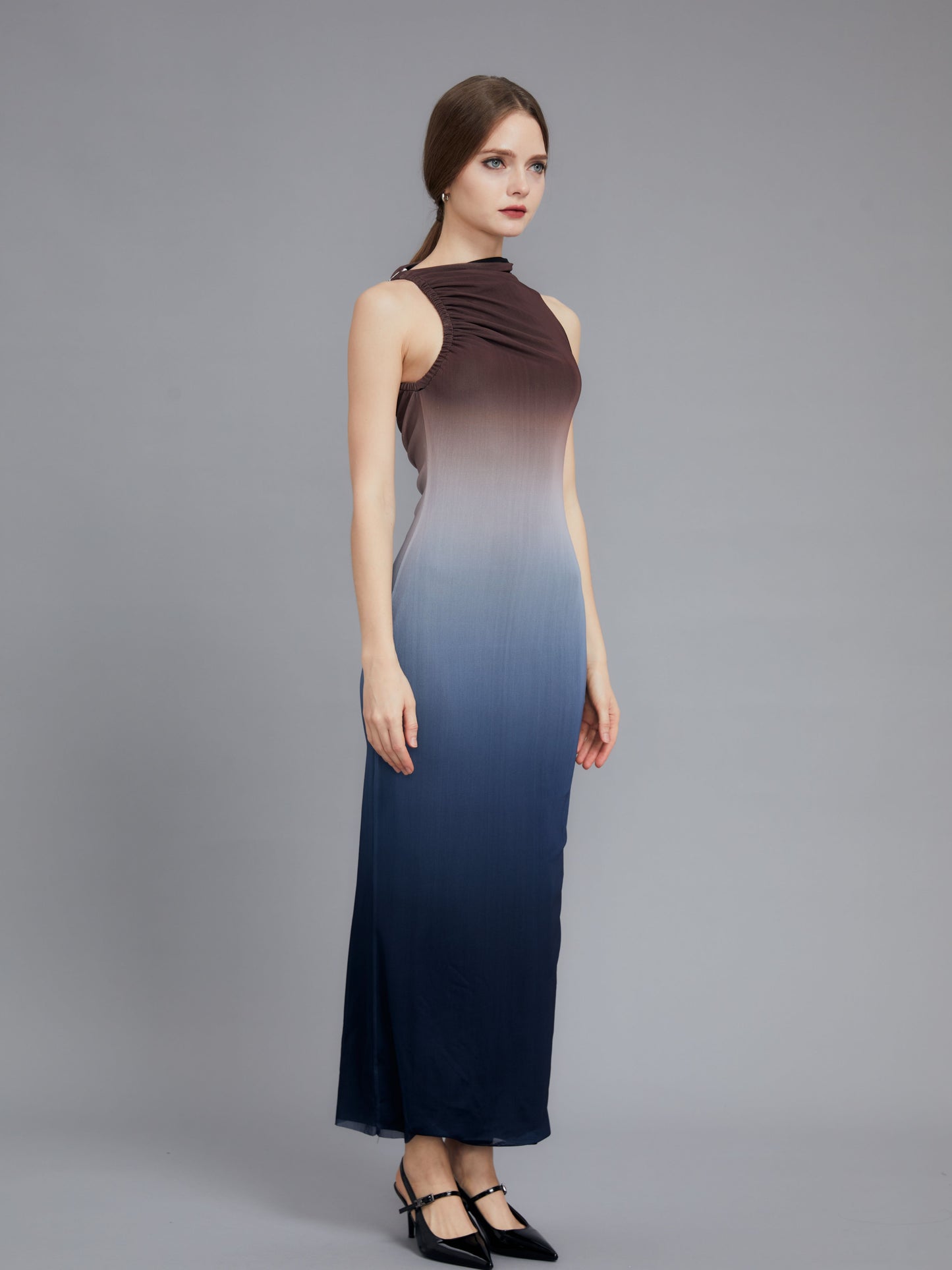 Sleeveless Gradient Dress