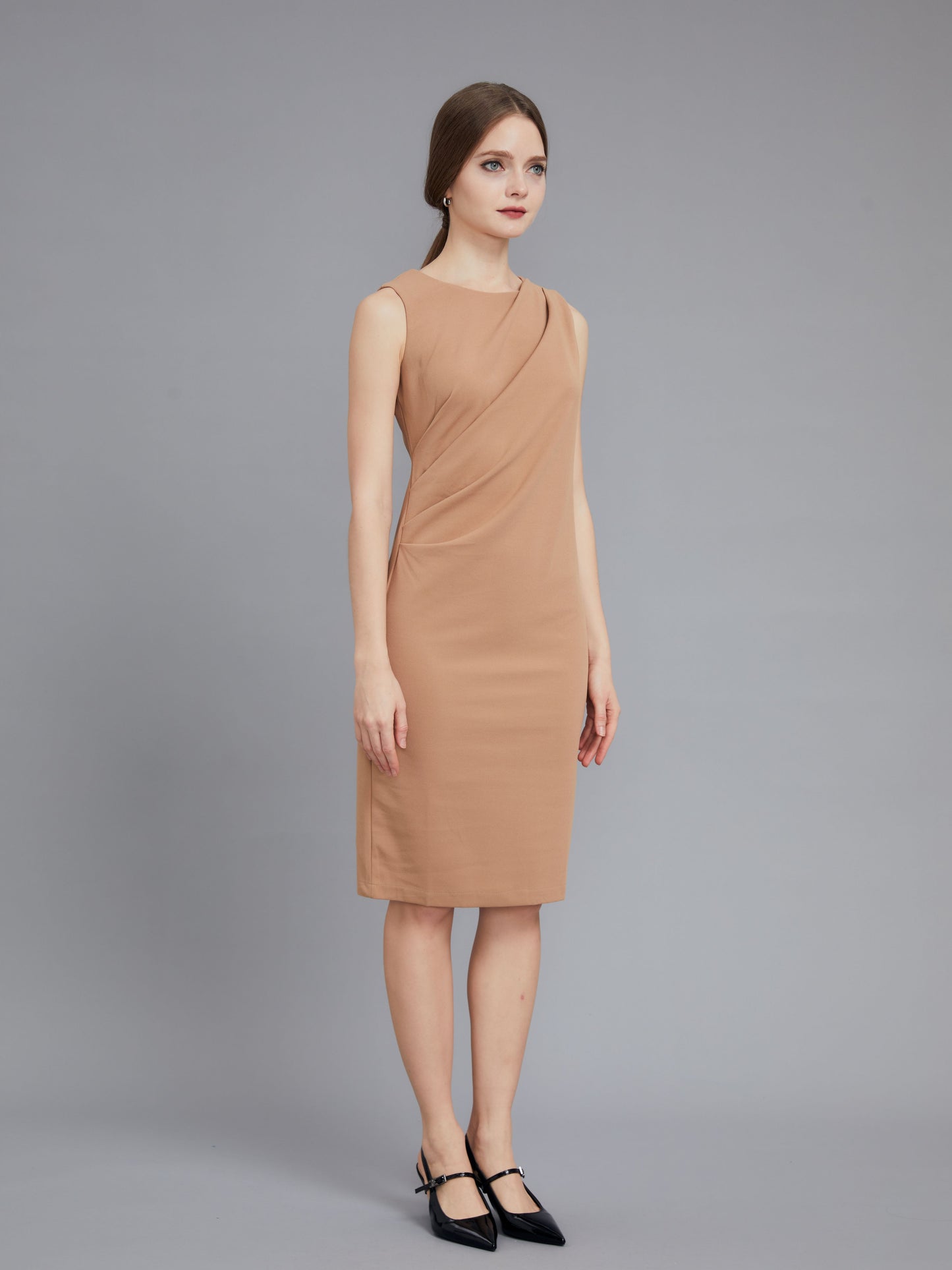 Apricot Slim Fit Dress