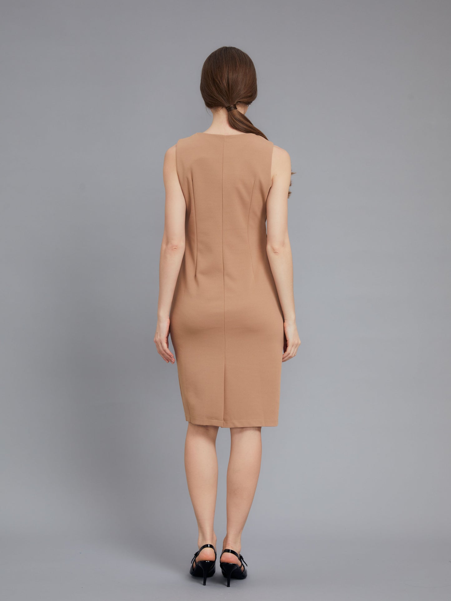 Apricot Slim Fit Dress