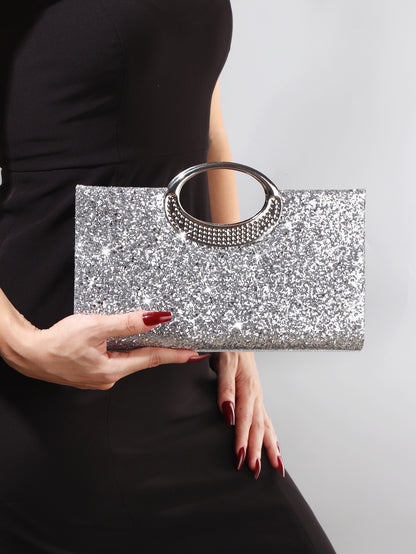 Aurora Luxe Glitter Evening Clutch