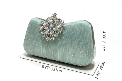 The Aurelia Crystal-Embellished Evening Clutch