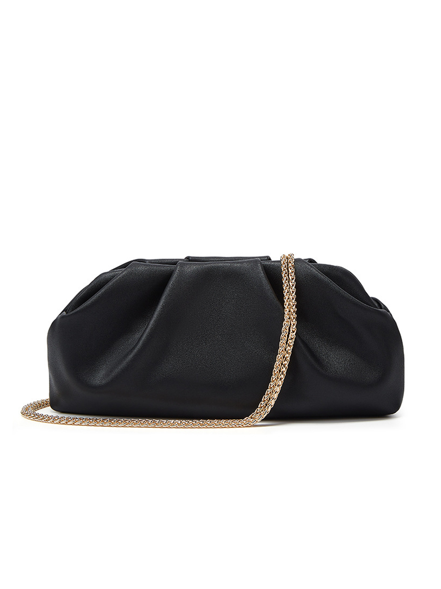 Celina Metallic Cloud Clutch