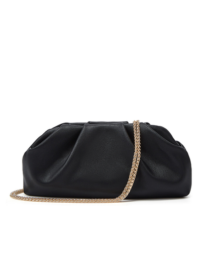 Celina Metallic Cloud Clutch