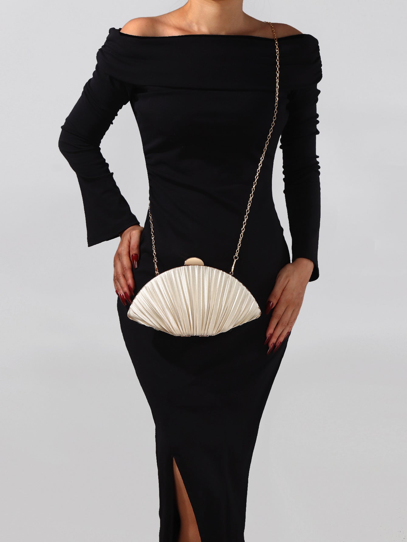 Aurora Crest Evening Clutch