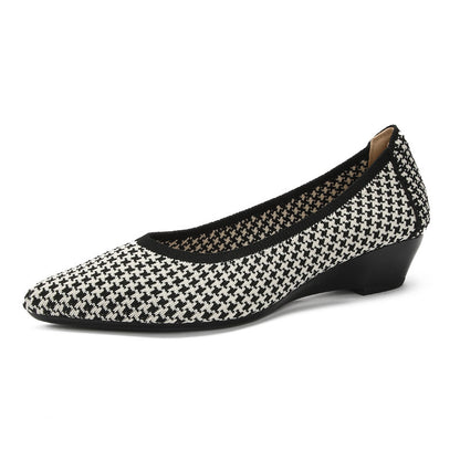 Pointed-Toe Ballet Flats