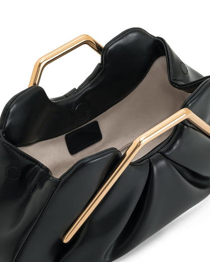 The Valentina Sculptural Top-Handle Clutch