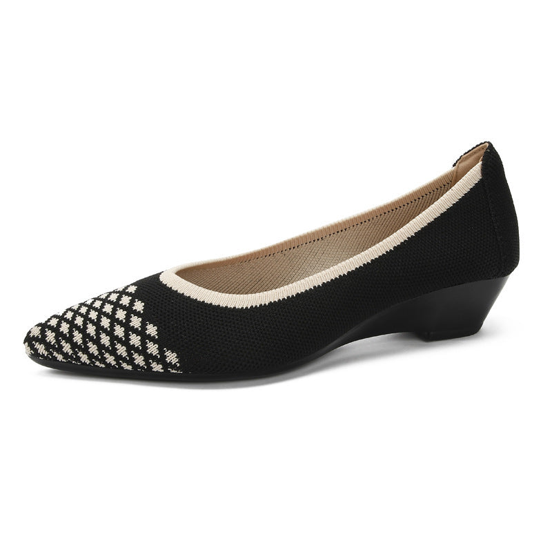 Pointed-Toe Ballet Flats