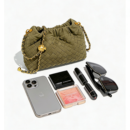 Aurelia Suede Weave Mini Crossbody