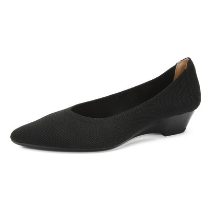 Pointed-Toe Ballet Flats