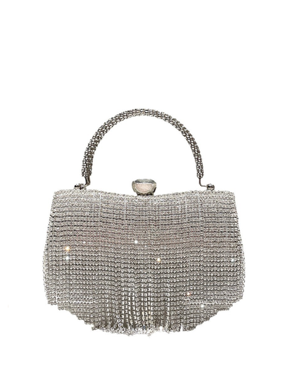 Aurelia Cascade Crystal Clutch