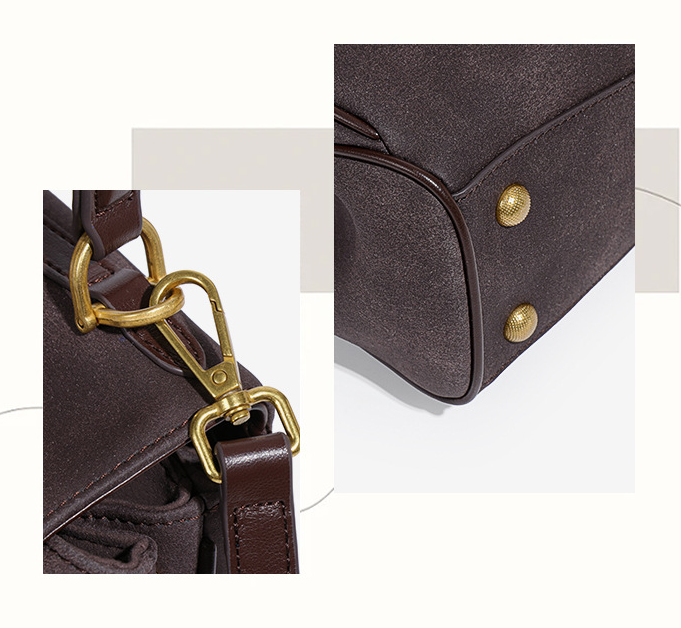 Selene Suede Luxe Satchel