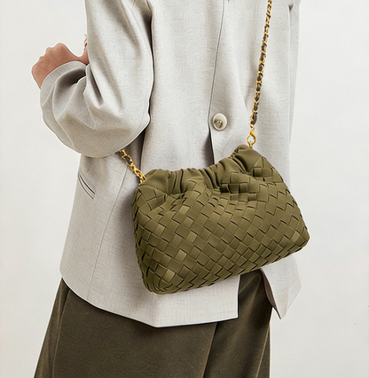 Aurelia Suede Weave Mini Crossbody