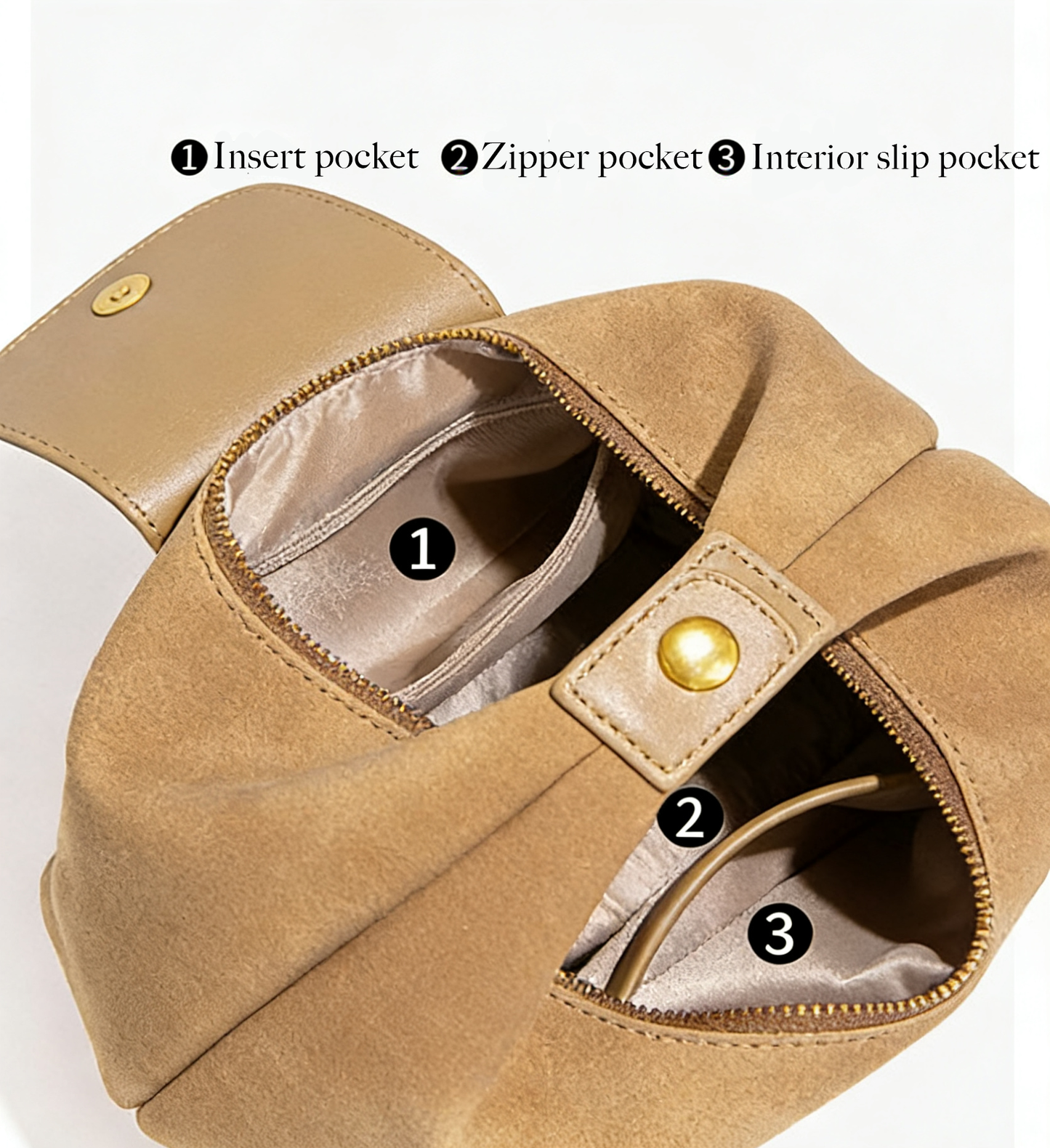 Aurelia Velvet-Matte Mini Hobo