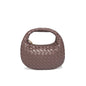 Luxe Woven Crescent Bag