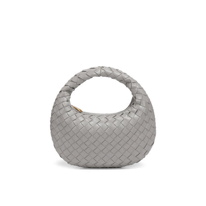 Luxe Woven Crescent Bag