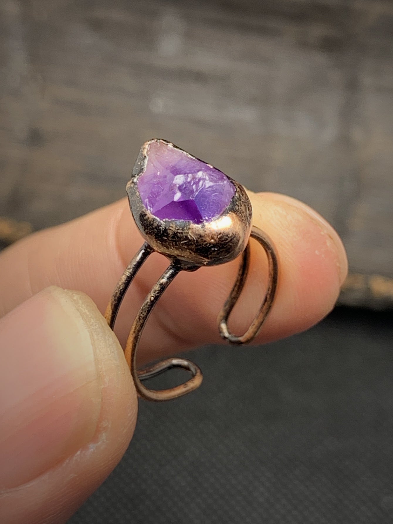 February (Amethyst) Ring