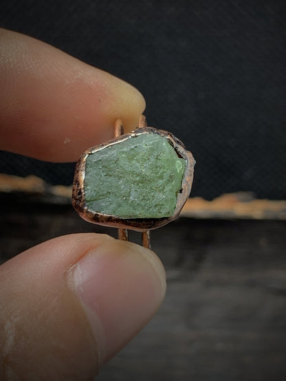 August (Green Tourmaline) Ring