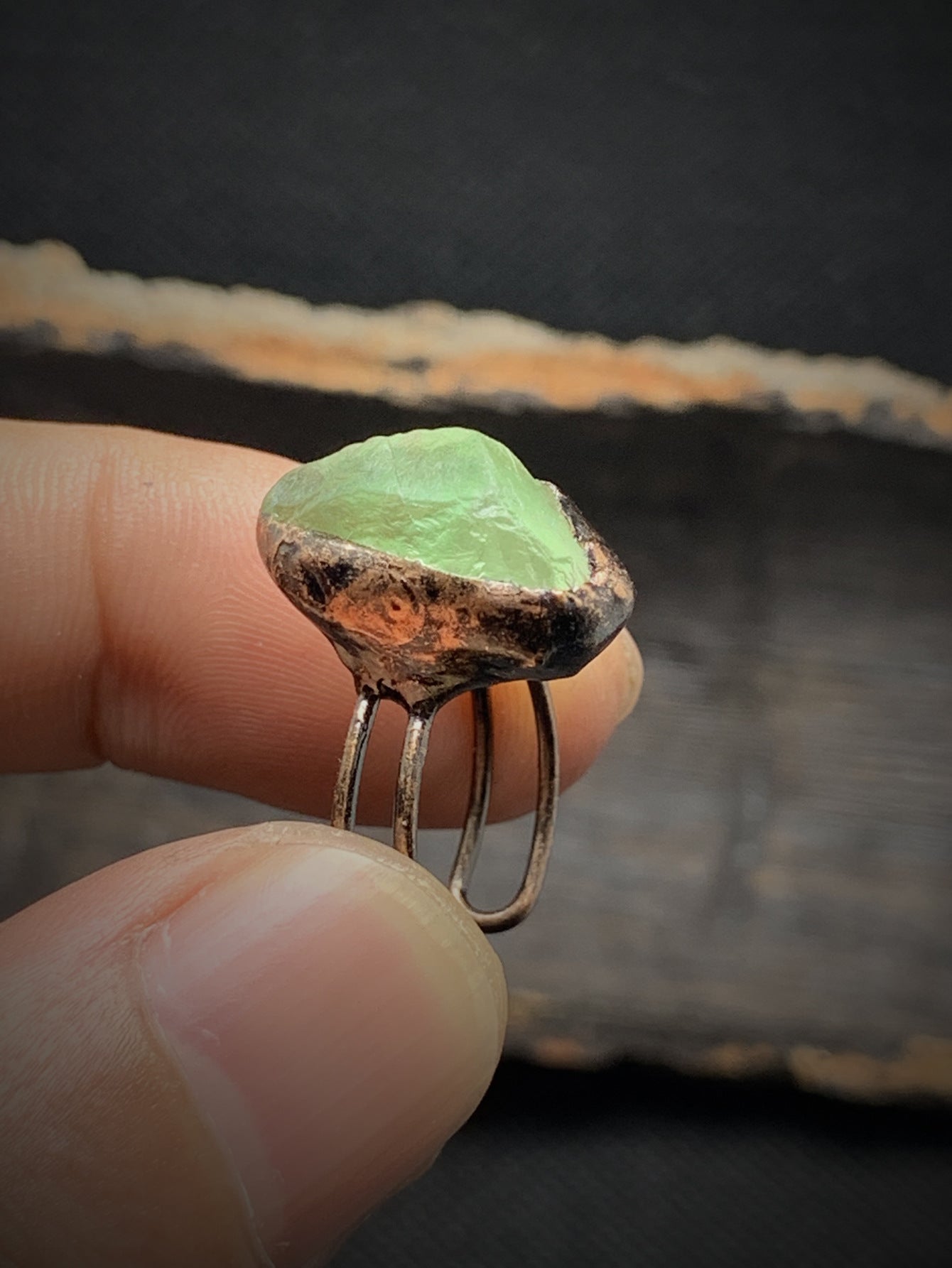 May (Green Fluorite) Ring