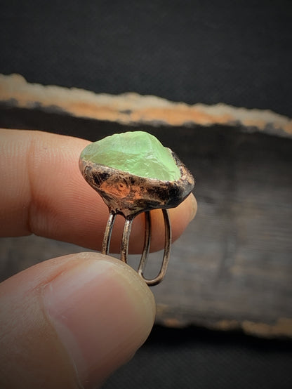 May (Green Fluorite) Ring