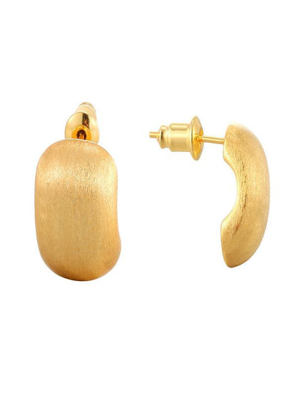 Vintage Exaggerated Brushed Earrings