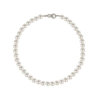 Elegance Pearl Bracelet with Gold Clasp