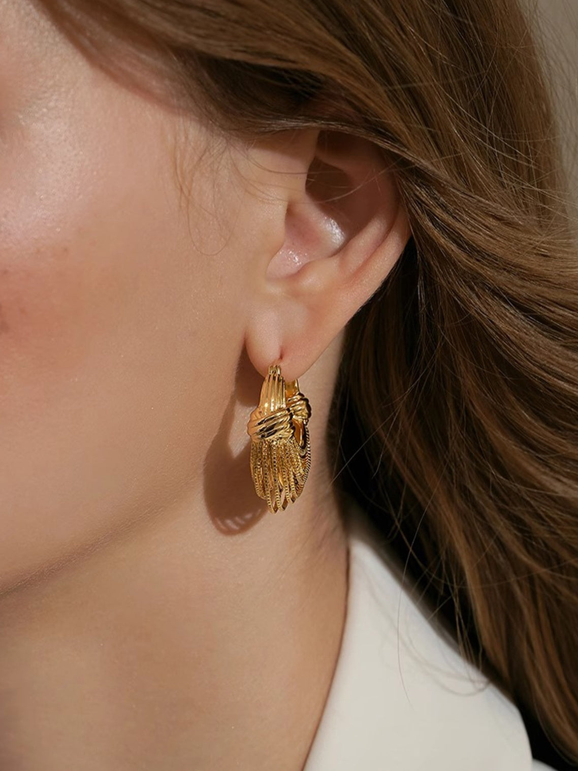 Exaggerated Tassel Earrings