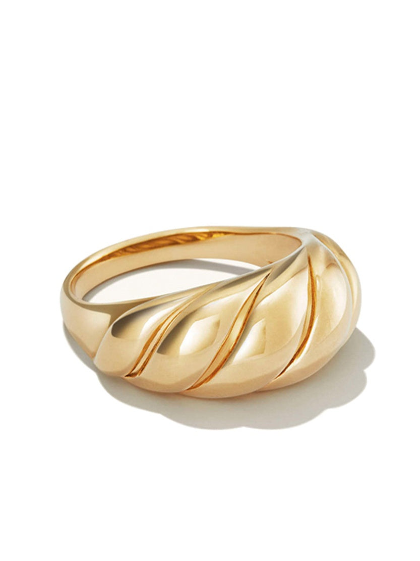 Croissant Dome Ring